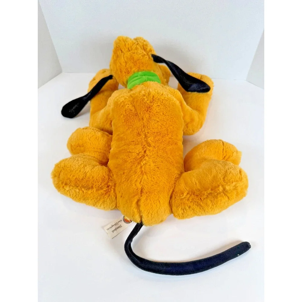 Vintage Disneyland Walt Disney World Pluto Plush Parks 17 In. Green Collar Large